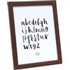 Deknudt Frames S44CH4 - Portafoto Basic in legno e MDF, sottile, 18 x 24 cm, colore: Marrone scuro
