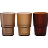 Villa d'Este Home Tivoli 1996 Set 12 Bicchiere bibita 420 ml marrone, in plastica PS, Shades of Chocolate, Unico