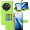Custodia A Portafoglio Per Realme 10 4G – Pelle PU, Slot Carte, Supporto, Chiusura Magnetica, Verde