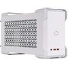 Cooler Master MasterCase NC100 PC Case - Compatibile con NUC 9 Extreme Compute Element, Facile Assemblaggio/Opzioni Raffreddamento, PSU SFX V650 80-PLUS Gold preinstallato, 2 ventole da 92mm - Bianco