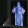POXIAO Schermo di proiezione Posteriore in Tessuto per Video di proiezione di finestre virtuali di Halloween e Natale Schermo per proiettore Portatile