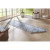 Hanse Home Bougari - Tappeto in tessuto piatto, double-face, per interni ed esterni, Blu crema., 80 x 250 cm