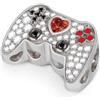 LES FOLIES DI PAOLA GRIECO Charm Joystick Videogame Console in argento 925 - Les Folies per Pandora