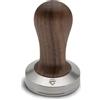 LELIT Tamper per Caffè per Filtro LELIT58 - Manico in Legno - PLA481N - Argento/Legno di Noce