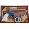 SMIFFYS Pistola western ad acqua, arma singola con fondina e cinturone Halloween