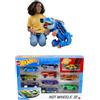 Hot Wheels Hot Wheels City 'Let's Race' Netflix - Mega Dino Trasportatore & Set Macchinine da 10 Veicoli in Scala 1:64, con Decorazioni Mozzafiato, da Collezionare, Single, 54886