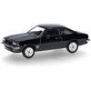 Herpa Modellino auto Opel Manta B, nero, miniatura in scala 1:87, pezzo da collezione, Made in Germany, modello in plastica
