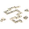 Dal Negro - Domino set da gioco con 28 tessere, adatto per bambini da 6 anni e adutli, ideale da 1 a 4 giocatori.