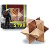 Logica Giochi Art. Stella Polare - Rompicapo 3D in Legno - Difficoltà 3/6 Difficile - Serie Star Adventures