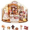 Rolife Casa delle Bambole Sartoria di Elsa Casa Miniatura Kit Modello in Legno Stile Vintage Rustico Decorazione Regalo di Compleanno per Lei