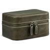 Londo Kensley - Cofanetto per orologi in vera pelle, protettivo, elegante, elegante, da collezione, organizer per orologi da polso di lusso per uomo e donna (verde)