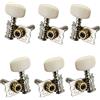 Geardeangloow 6 pezzi Open Gear chitarra acustica classica accordatura pioli sintonizzatori testa macchina
