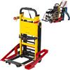 Generic Montascale Per Anziani Carrello di aggancio per sedia a rotelle elettrica pieghevole per scale, sedia a rotelle cingolata da 120 W, carrello per scale per mobili, logistica familiare