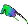 X-TIGER Occhiali da sole polarizzati per bambini sportivi per ragazzi e ragazze dai 8 ai 14 anni montatura UV400 TR90 sport ciclismo occhiali