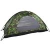 MAGT Tenda da Campeggio Tenda da Trekking, 200 × 100 × 100 cm Soltanto una Persona Impermeabile in Poliestere per Esterni (Verde)