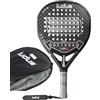 Ludus Racchetta da Padel 12K | 100% Fibra di Carbonio |Massima Controllo e Precisione - Struttura Leggera 360g con EVA 15 17 | Racchetta per Uomo e Donna - Custodia Termica Inclusa