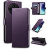 Yunubeyii Cover Libro per Xiaomi Redmi 14C/Poco C75 - [Blocco RFID] Luxury PU Leather Portafoglio Card Holder Magnetic Phone Custodia con Kickstand, Cover Protettiva Antiurto, Viola