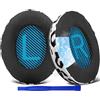 SoloWIT Cuscini di raffreddamento in gel per Bose cuffie, cuscinetti auricolari di ricambio per Bose QuietComfort 15 QC15 QC25 QC2 QC35/Ae2 Ae2i Ae2w/SoundTrue e SoundLink Around-Ear & Around-Ear II