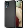 NEW'C Cover per Samsung Galaxy M12, Samsung Galaxy A12 in custodia silicone ultra sottile nero [Ultra Leggera]