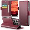 Rerzoiro Cover per Xiaomi 14T Pro Custodia Portafoglio [Blocco RFID] Premium Pelle PU Wallet Case Flip Libro con Porta Carte Slot Supporto Flip Case per Xiaomi 14T Pro, Rosso