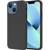 NEW'C Cover per iPhone 13 Mini (5,4 Pulgadas) in custodia silicone ultra sottile nero [Ultra Leggera]