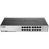 D-Link DES-1016D Switch 16 Porte Fast Ethernet 10/100 Mbps, Nero/Antracite