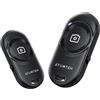ATUMTEK Telecomando Bluetooth, Otturatore Bluetooth 5.2 con Connessione Stabile Compatibile con iPhone e Smartphone e Tablet Android, Ideale per Selfie e Foto di Gruppo, Nero Alla Moda
