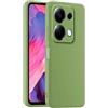 HULLIN Custodia per Telefono in Silicone Colorato, Adatta per Redmi Note 13 Pro 4G / POCO M6 Pro 4G (6.67) - Verde Matcha