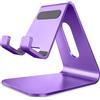 Lucrave Supporto per cellulare, base, supporto, supporto da tavolo in alluminio, compatibile con Switch, tutti gli smartphone, iPhone 17 16 15 14 13 12 Mini Pro Max Xs Xr X Se 8 7 6 6s Plus SE 5 5s