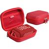 Hermitshell JBL Go 3/JBL Go 4 - Custodia rigida per altoparlante Bluetooth portatile (rosso)