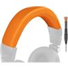 SOULWIT Copertura Archetto in pelle proteica per Audio Technica ATH M50, M50X, M50XWH, M50XBT, M50XBT2, M50S/LE, parte di ricambio per la riparazione del cuscinetto della fascia per la testa