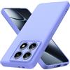 Byvuwiay Cover per Xiaomi 14T Pro, Morbida Silicone Liquida TPU Protettivo Ultra Slim Custodia Antiurto, Custodia Compatibile con Xiaomi 14T Pro - Viola