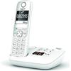 Gigaset AS690A - Telefono fisso wireless con segreteria telefonica, ampio display retroilluminato per un display ultra leggibile, funzione blocco chiamate, colore: bianco [versione francese]