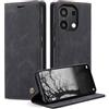 Phernykas Cover per Xiaomi Redmi Note 13 4G(Non per 5G), Flip Libro in Pelle Premium, Wallet Case con Porta Carte, Portafoglio Case Chiusura Magnetica, [Carta Fessura][Antiurtoo][Cavalletto], Nero