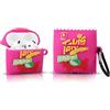 LEWOTE Compatibile con Airpods 4 Caso Protettivo Divertente Carino Cartoon Cover con Portachiavi (Takis)