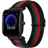 SITAFU Cinturino Per Amazfit Bip,Nylon Elastico Intrecciato Braccialetto per Amazfit GTS - Regolabile Sport Cinturini di Ricambio per Amazfit Bip U/Bip U Pro/Bip lite/Amazfit GTS 2/GTS 2 mini/GTS 2e