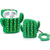 LEWOTE - Custodia Protettiva in Silicone per Airpods Apple 1 e 2 [Serie di Frutta e Cibo] (Cactus)