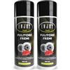 ENJOY TECH Pulitore Freni Spray 2x500ml Professionale - Sgrassante Rapido per Auto, Moto e Bici - Rimuove Grasso, Olio e Ferodo Senza Residui - Sicuro su Plastiche e Gomma con Valvola 360°