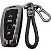 TECART Custodia intelligente per chiavi dell'auto, adatta per BMW F20, F30, G20, F31, F34, F10, G30, F11, X3, F25, X4, I3, M3, M4, 1, 3, 5 pezzi, accessori per chiavi auto, 3, 4 tasti, 4A, nero,