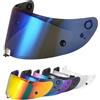 VCOROS Visiera Casco,Visiera Per Casco Per Moto Sostituzione,Casco Parabrezza Moto Visiera a Lente Integrale per HJC RPHA-11/RPHA-70/HJ-26 (Blu cromato)