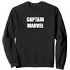 Generic Capitan Marvel Felpa, Unisex per Adulti, Grigio Scuro, XL