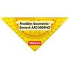 Aristo GEOtec Geo-Dreieck Flex triangolo Geometria Hyp.16 cm, colore: arancione Neon