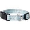 Amazon Basics - Collare Riflettente e Regolabile per Cani, con Anello a D in Metallo e Fibbia a Sgancio Rapido, Taglia S, Blu