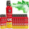 notlok Safety Work - 12x Mini Estintore Casa 750g con Schiuma Senza Fluoro Sicura sulla Pelle | A, F, E fino a 1000V | Estintori per Casa Vacanze, Estintore Auto, Barca e Appartamento | Ideale per B&b