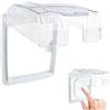 letuxaamz Copri Citofono Esterno, Copertura Citofono Esternos, Copertura Antipioggia per Pulsante Campanello, per Campanello Senza Fili da esterno (13 x 11 x 7 cm)