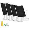WININMETA Caricatore per pannello solare da 6 W, compatibile con Google Nest Camera per esterni e interni (versione a batteria), alimentazione solare per Google Nest Cam, IP65 resistente alle intemperie, con