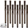 AFASOES 10 Pz Nascosto Supporto Staffe a Scomparsa Staffa Nascosta per Mensola Galleggiante Staffe Invisibili Supporti per Mensole a Scomparsa Per DIY Mensole, Pareti Galleggianti 10x145mm