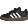 adidas Unisex - Bambini e Ragazzi VL Court 3.0 Shoes, Core Black/Cloud White/Core Black, 26 1/2 EU