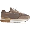 Pepe Jeans Rusper Glam W, Sneak Donna, Brown, 38 EU