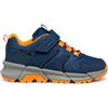 Geox J Flexyper Plus Boy, Scarpe da Ginnastica, Denim Arancione, 29 EU